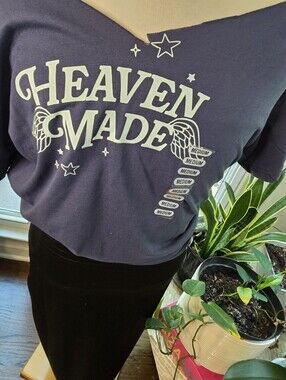 Heaven Made Navy Graphic T‑Shirt